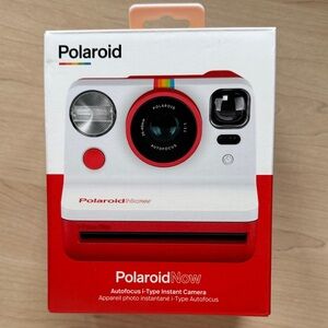 Polaroid Now Autofocus i-Type Camera - Red and White
